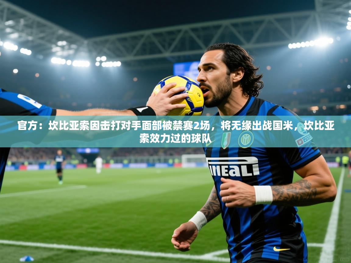 爱游戏体育直播-官方:坎比亚索因击打对手面部被禁赛2场,将无缘出战国米,坎比亚索效力过的球队 第2张
