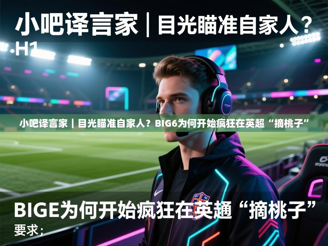 爱游戏官网-小吧译言家|目光瞄准自家人?BIG6为何开始疯狂在英超“摘桃子” 第4张