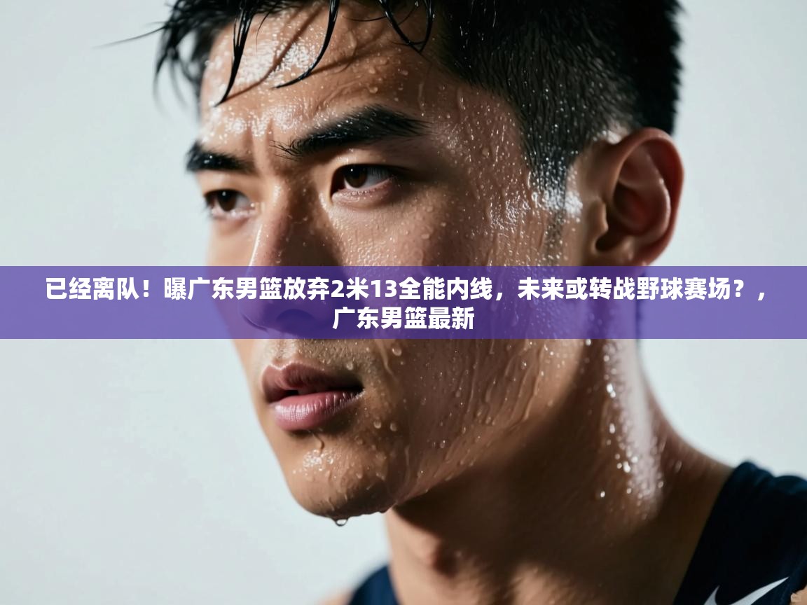 爱游戏真人体育娱乐-已经离队!曝广东男篮放弃2米13全能内线,未来或转战野球赛场?,广东男篮最新 第2张