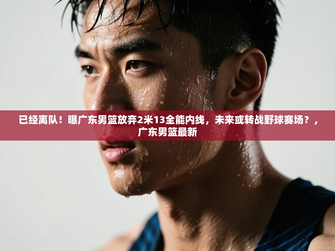 爱游戏真人体育娱乐-已经离队!曝广东男篮放弃2米13全能内线,未来或转战野球赛场?,广东男篮最新 第3张