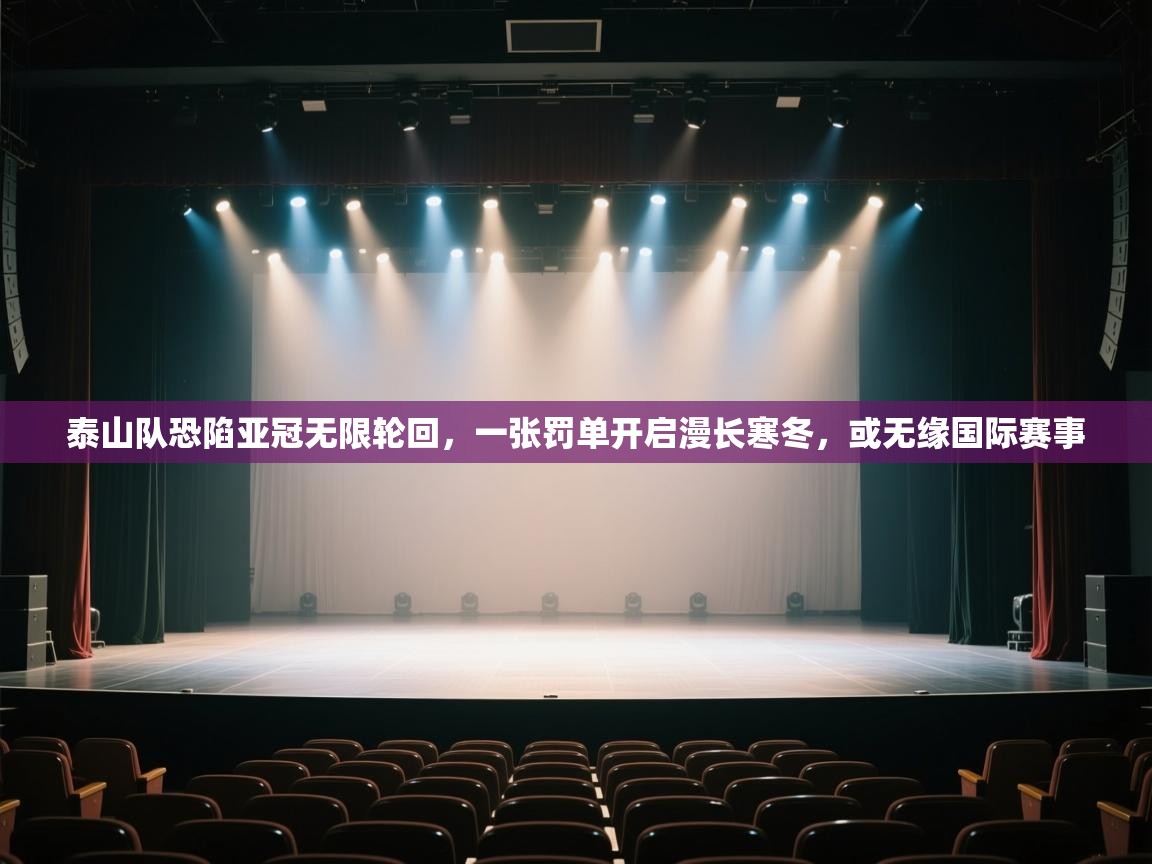 爱游戏平台-泰山队恐陷亚冠无限轮回，一张罚单开启漫长寒冬，或无缘国际赛事  第3张